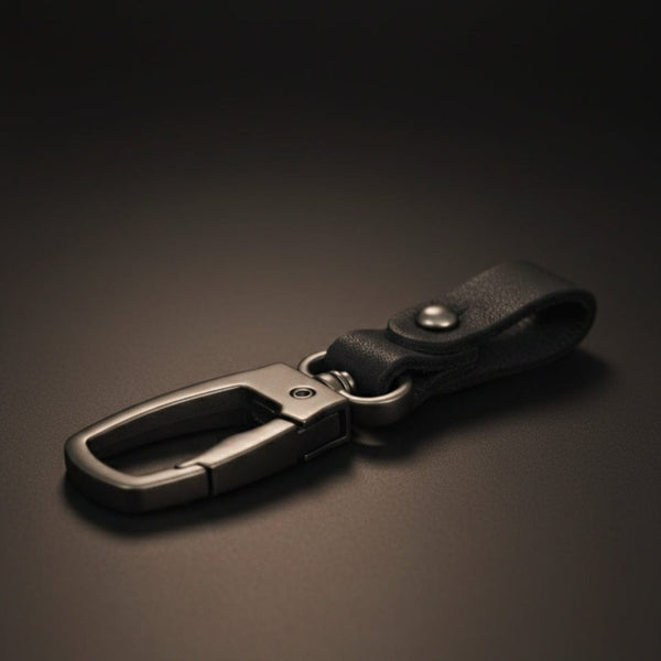 FORGECLIP BLACK - Stainless Steel Keychain for Men & Boy