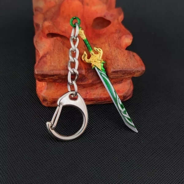 GLADIUS - Genshin Impact Anime Keychain | Game Xiao Cosplay Alloy Weapon Keychain for Men & Boy