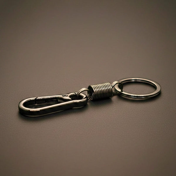 IRON LOOP BLACK - Stainless Steel Keychain for Men & Boy