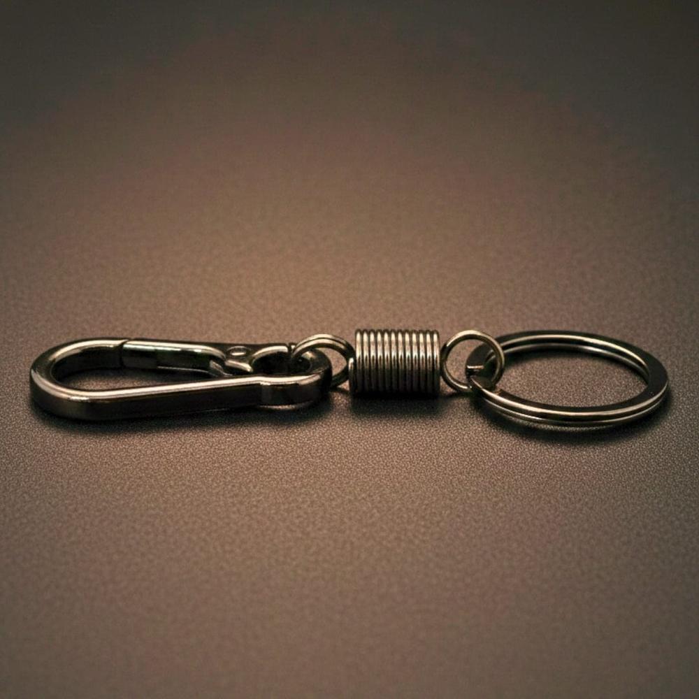 THE MEN THING KeyChains IRON LOOP BLACK - Keychain for Men & Boy