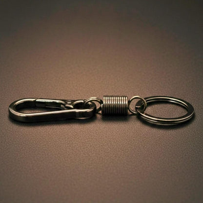 THE MEN THING KeyChains IRON LOOP BLACK - Keychain for Men & Boy