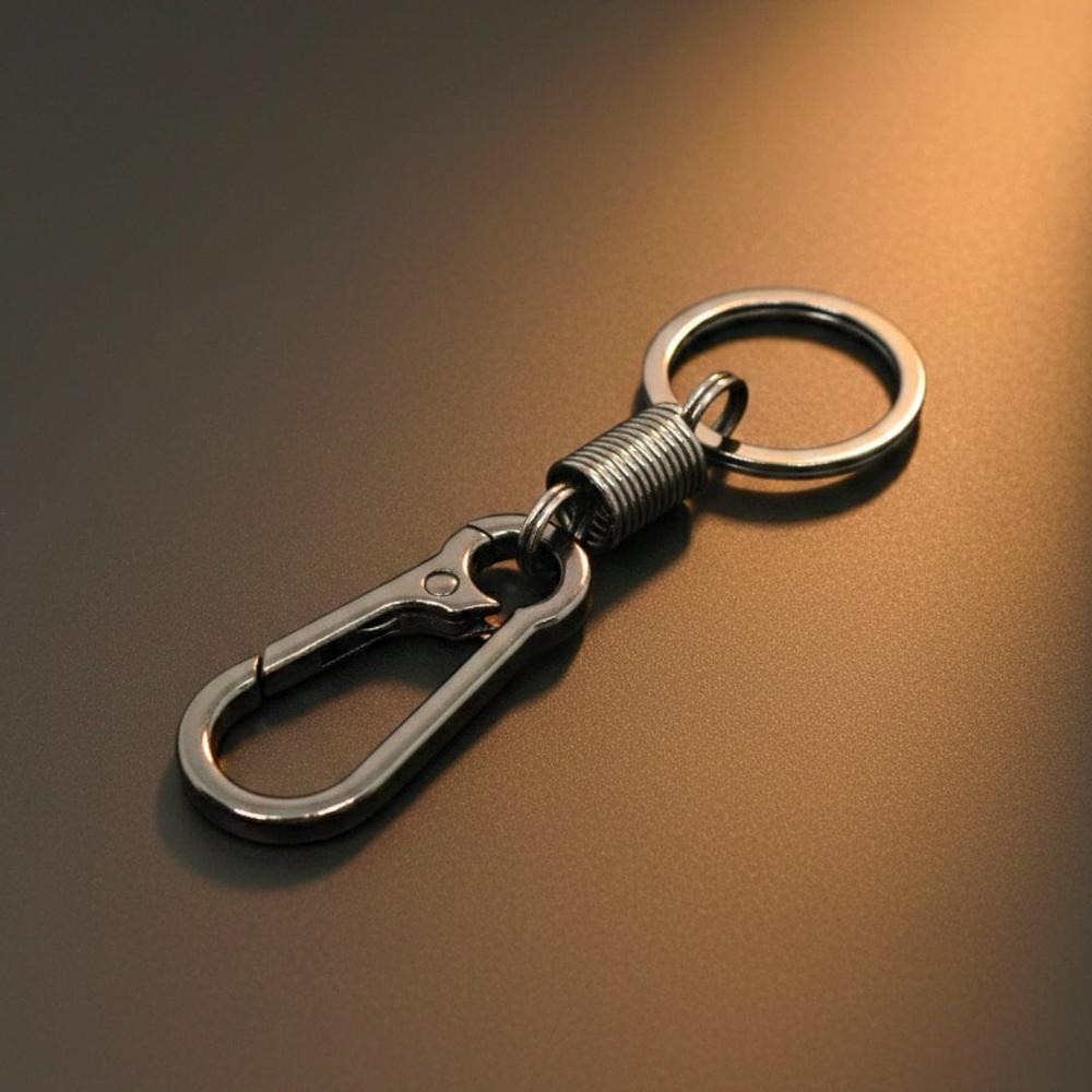 THE MEN THING KeyChains IRON LOOP BLACK - Keychain for Men & Boy