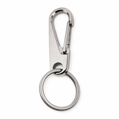 THE MEN THING KeyChains IRONEDGE CLIP  - Stainless Steel Keychain for Men & Boy