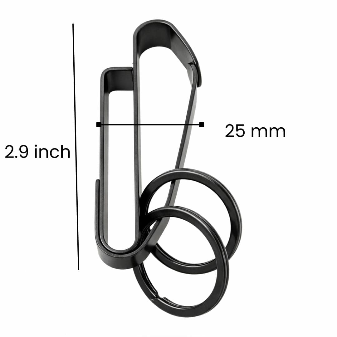 THE MEN THING KeyChains IRONEDGE DUAL - Stainless Steel Keychain for Men & Boy