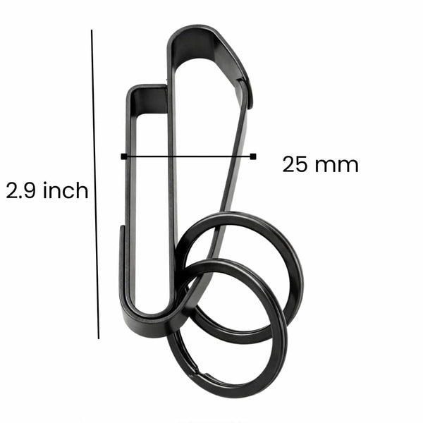 IRONEDGE DUAL - Stainless Steel Keychain for Men & Boy