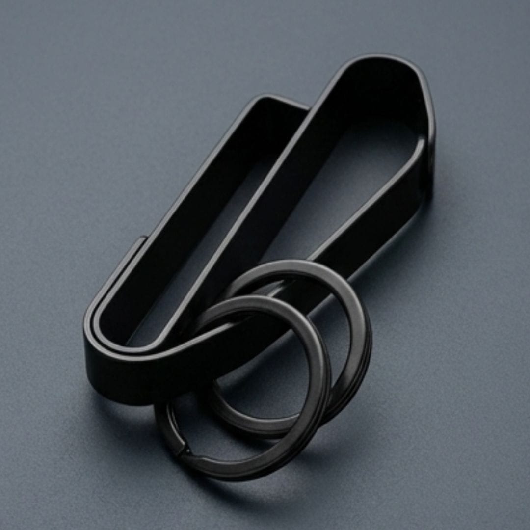 THE MEN THING KeyChains IRONEDGE DUAL - Stainless Steel Keychain for Men & Boy