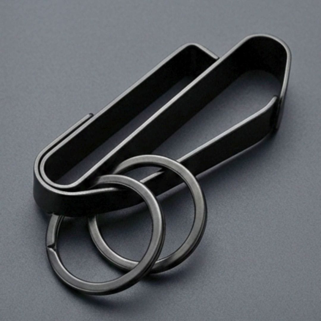 THE MEN THING KeyChains IRONEDGE DUAL - Stainless Steel Keychain for Men & Boy