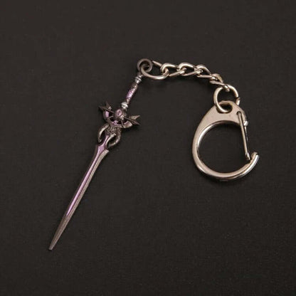 THE MEN THING KeyChains NIGHTSHADE - Genshin Impact Anime Keychain | Game Xiao Cosplay Alloy Weapon Keychain for Men & Boy