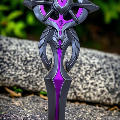 THE MEN THING KeyChains NIGHTSHADE - Genshin Impact Anime Keychain | Game Xiao Cosplay Alloy Weapon Keychain for Men & Boy