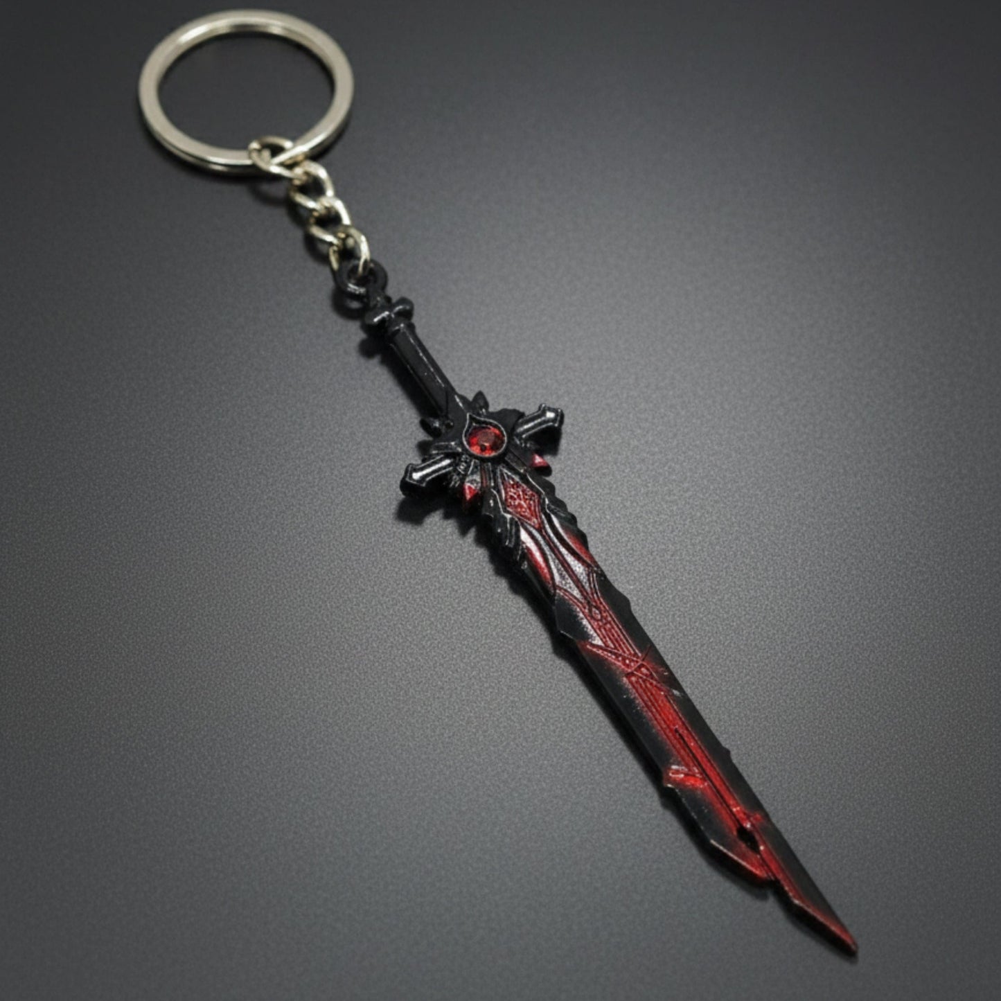 THE MEN THING KeyChains PERIPHERAL SWORD - Genshin Impact Anime Keychain | Game Xiao Cosplay Alloy Weapon Keychain for Men & Boy