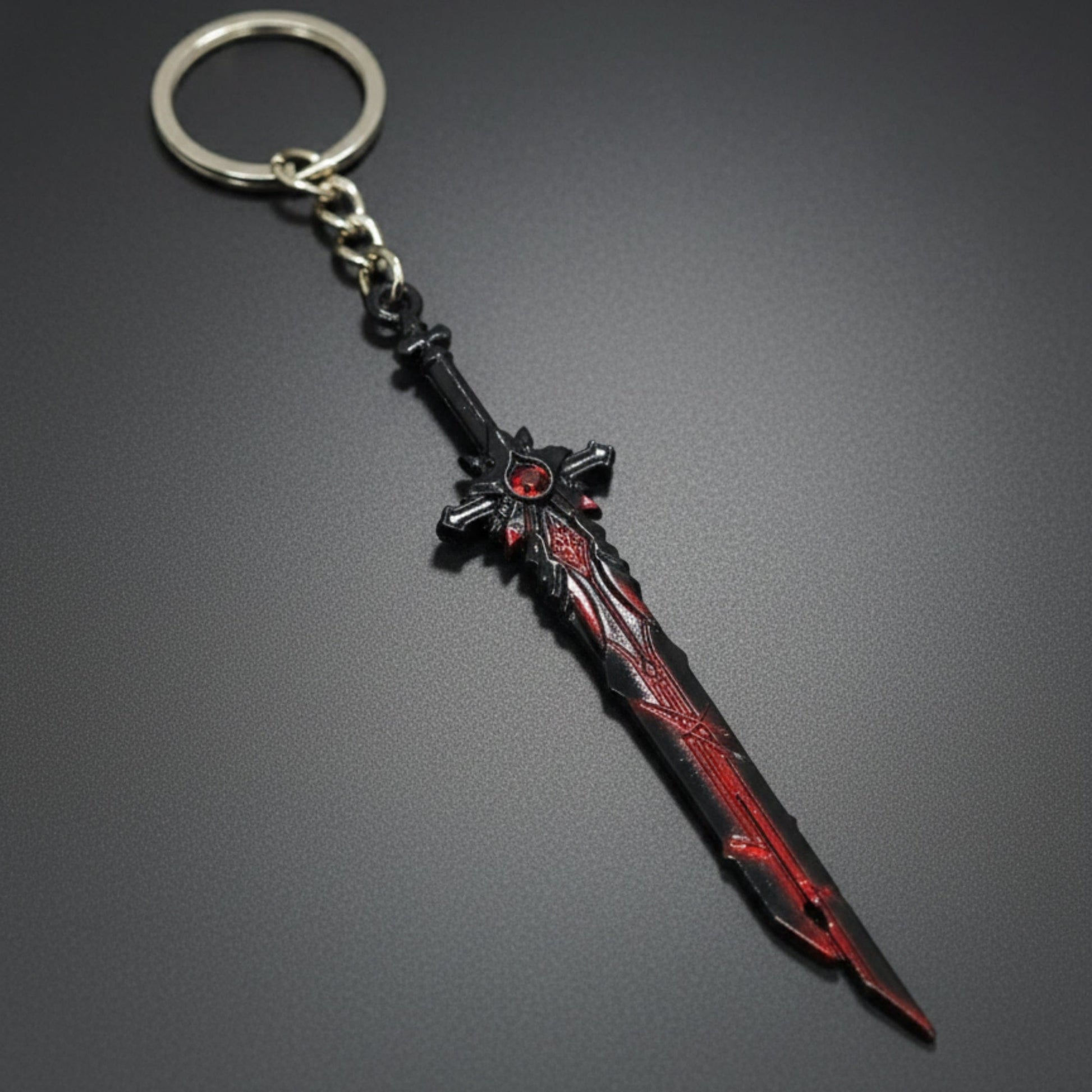 THE MEN THING KeyChains PERIPHERAL SWORD - Genshin Impact Anime Keychain | Game Xiao Cosplay Alloy Weapon Keychain for Men & Boy