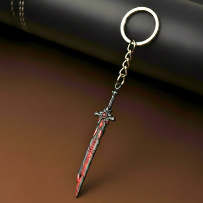 THE MEN THING KeyChains PERIPHERAL SWORD - Genshin Impact Anime Keychain | Game Xiao Cosplay Alloy Weapon Keychain for Men & Boy