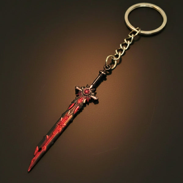PERIPHERAL SWORD - Genshin Impact Anime Keychain | Game Xiao Cosplay Alloy Weapon Keychain for Men & Boy