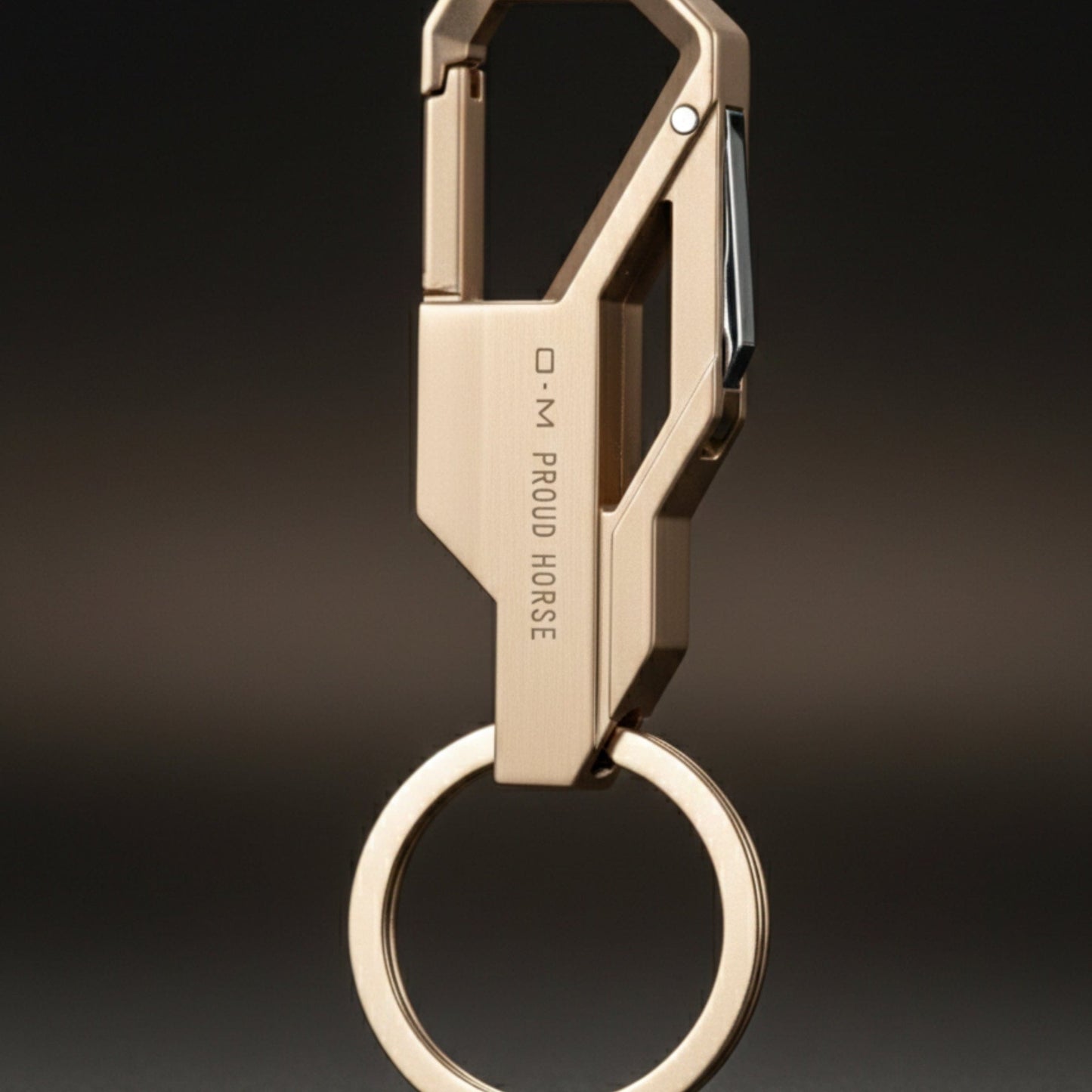 THE MEN THING KeyChains PHANTOM GRIP - GOLDEN - Stainless Steel Keychain for Men & Boy