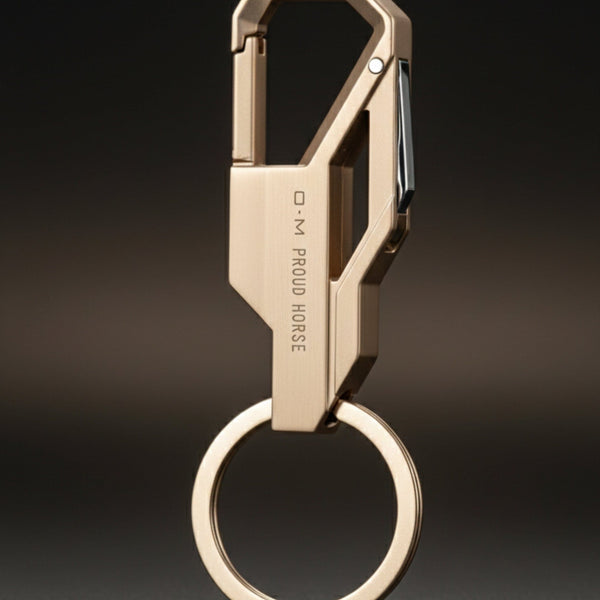 PHANTOM GRIP - GOLDEN - Stainless Steel Keychain for Men & Boy