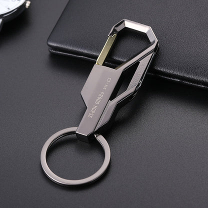 THE MEN THING KeyChains PHANTOM GRIP - GUNMETAL GREY - Stainless Steel Keychain for Men & Boy