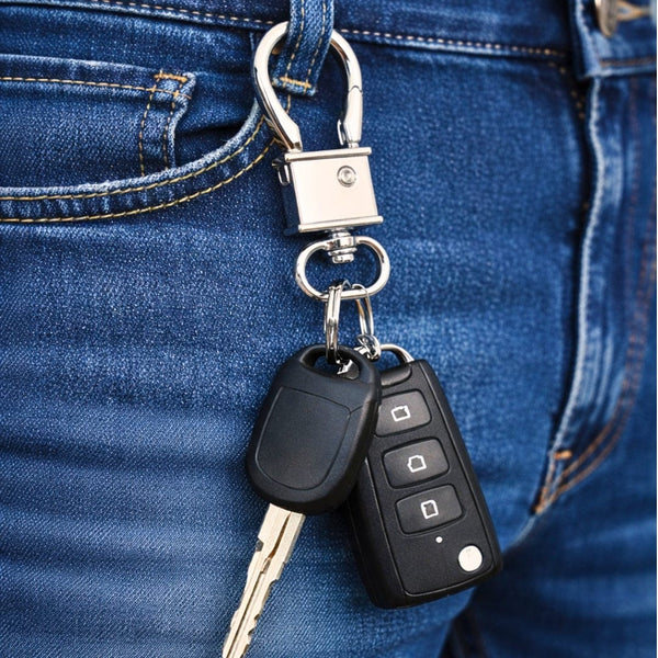 PRIME CORE - STEEL - Stainless Steel Keychain for Men & Boy
