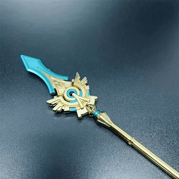 SKYWARD SPINE - Genshin Impact Anime Keychain | Game Xiao Cosplay Alloy Weapon Keychain for Men & Boy