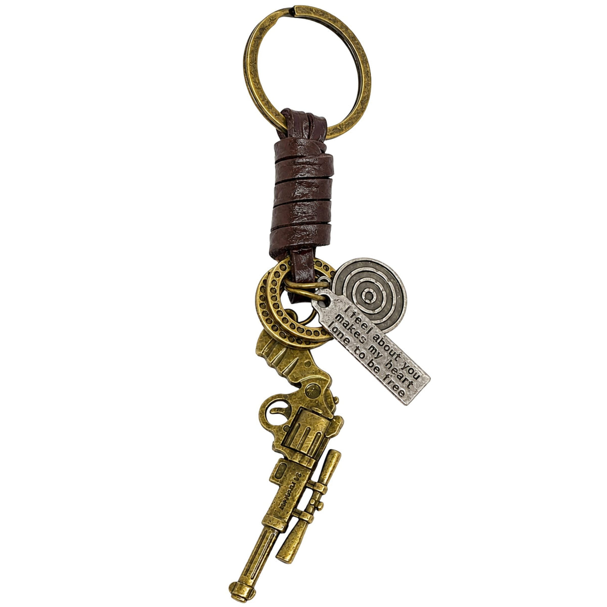 THE MEN THING KeyChains SNIPER TAG - Stainless Steel Keychain for Men & Boy