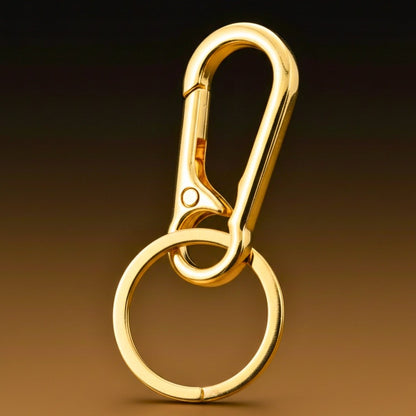 THE MEN THING KeyChains STEELNEX GOLD - Stainless Steel Keychain for Men & Boy