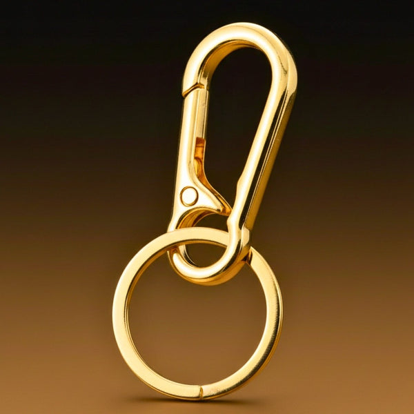 STEELNEX GOLD - Stainless Steel Keychain for Men & Boy