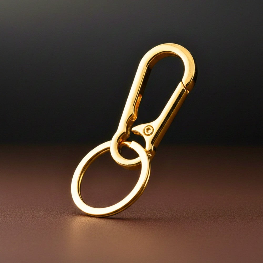 THE MEN THING KeyChains STEELNEX GOLD - Stainless Steel Keychain for Men & Boy