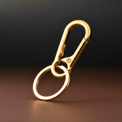 THE MEN THING KeyChains STEELNEX GOLD - Stainless Steel Keychain for Men & Boy