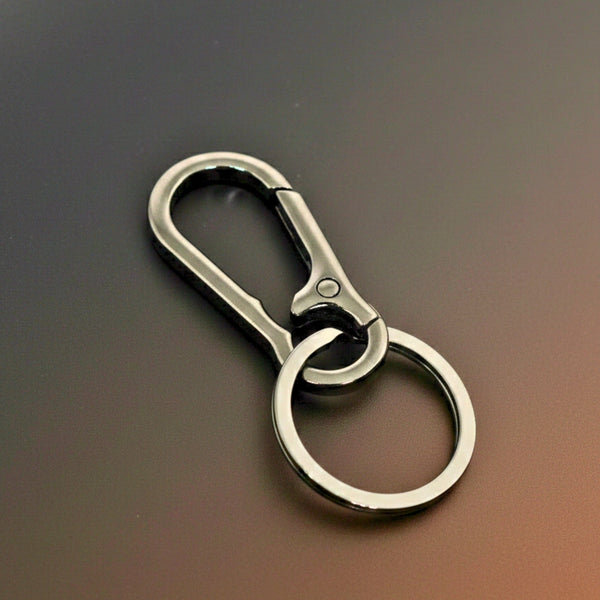 STEELNEX GUNMETAL FINISH - Stainless Steel Keychain for Men & Boy