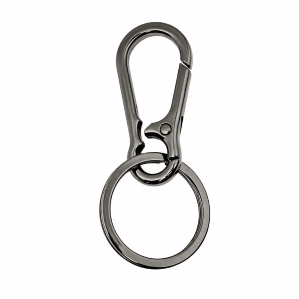 STEELNEX GUNMETAL FINISH - Stainless Steel Keychain for Men & Boy