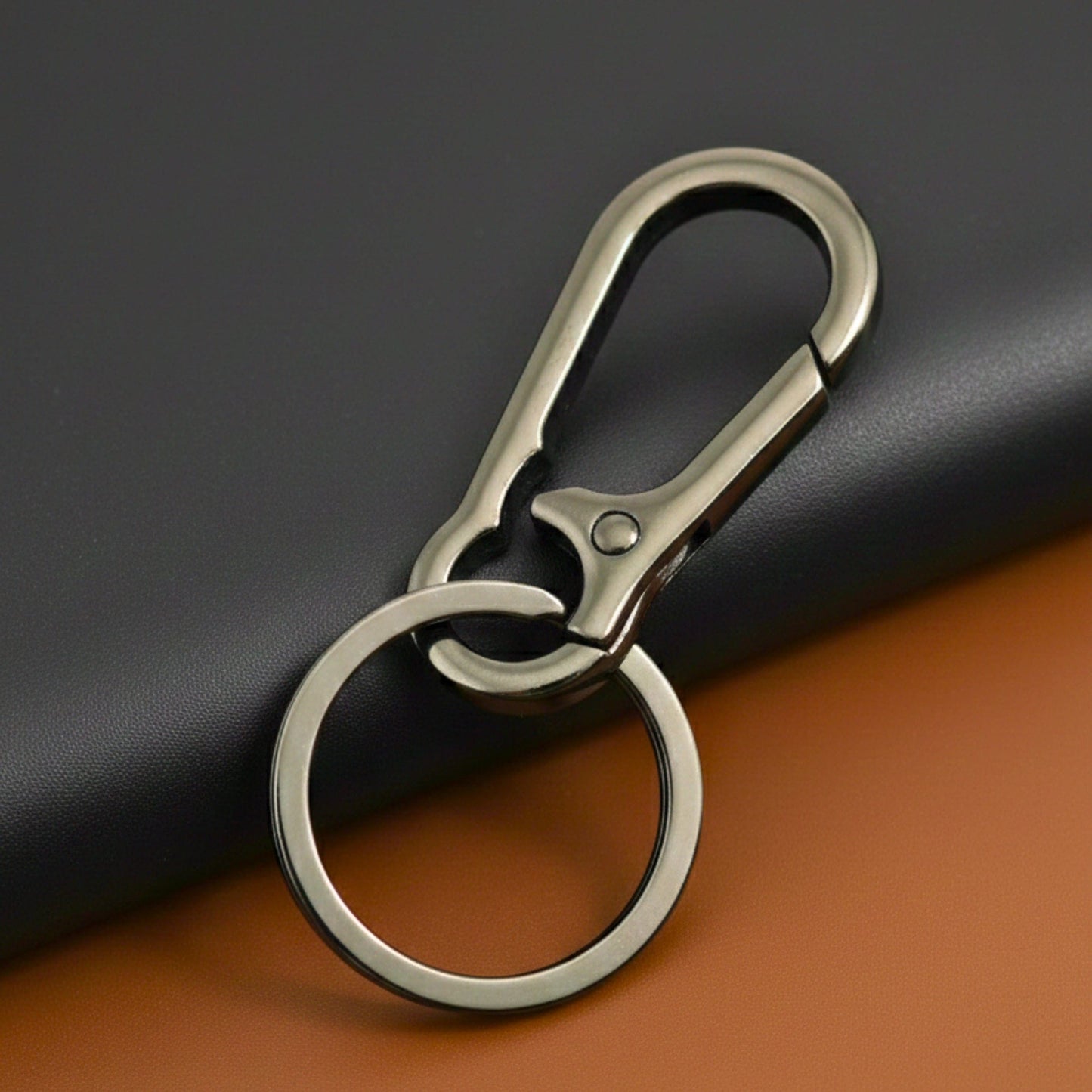 THE MEN THING KeyChains STEELNEX GUNMETAL FINISH - Stainless Steel Keychain for Men & Boy