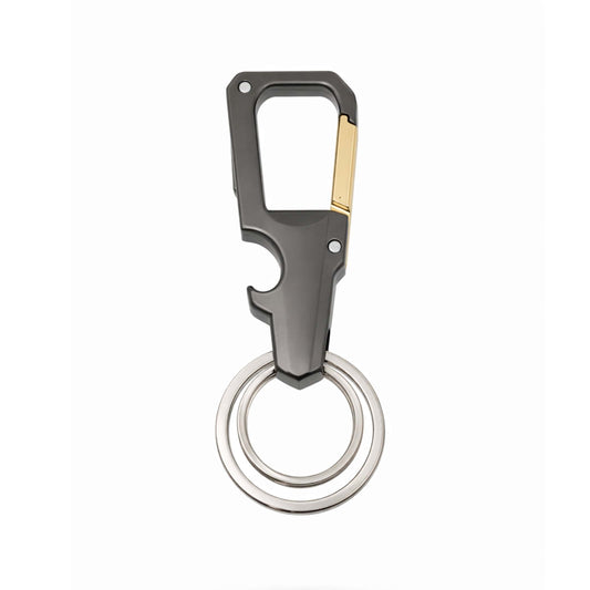 THE MEN THING KeyChains TACTICAL - GUNMETAL GREY - Stainless Steel Keychain for Men & Boy