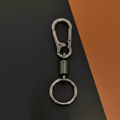 THE MEN THING KeyChains VANTOR - GUNMETAL GREY - Stainless Steel Keychain for Men & Boy
