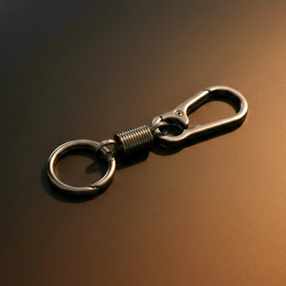 THE MEN THING KeyChains VANTOR - GUNMETAL GREY - Stainless Steel Keychain for Men & Boy