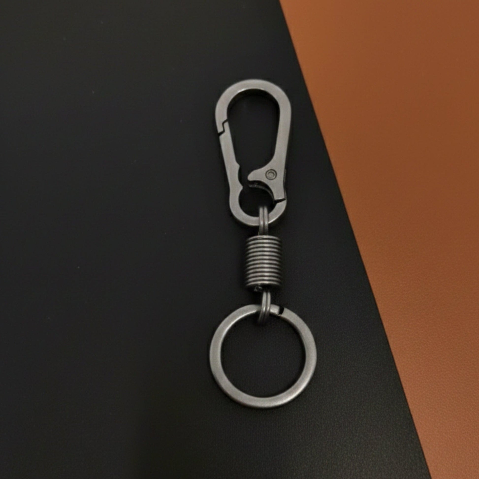 THE MEN THING KeyChains VANTOR - MATTE GREY - Stainless Steel Keychain for Men & Boy