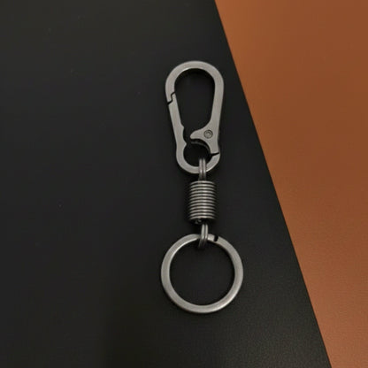THE MEN THING KeyChains VANTOR - MATTE GREY - Stainless Steel Keychain for Men & Boy