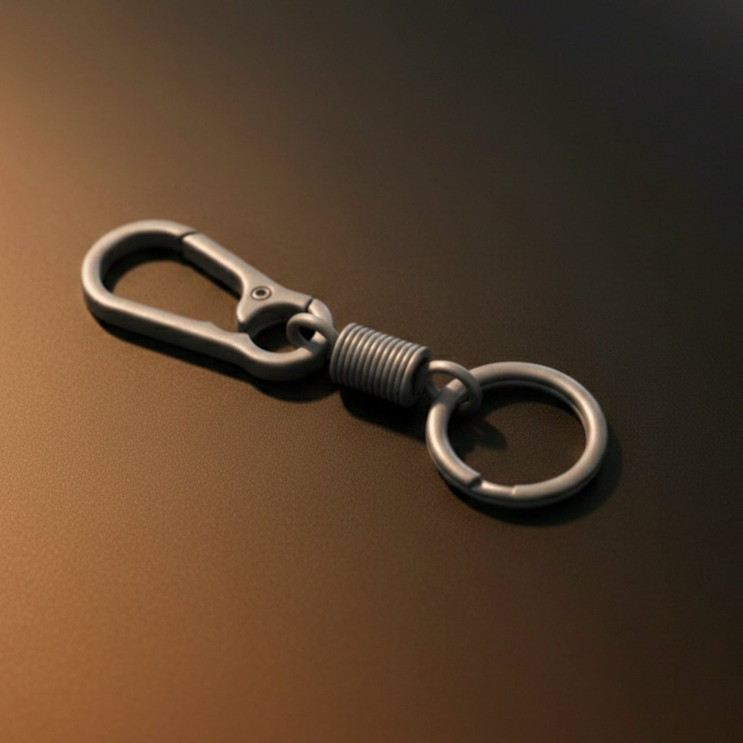 THE MEN THING KeyChains VANTOR - MATTE GREY - Stainless Steel Keychain for Men & Boy