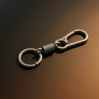 THE MEN THING KeyChains VANTOR - MATTE GREY - Stainless Steel Keychain for Men & Boy