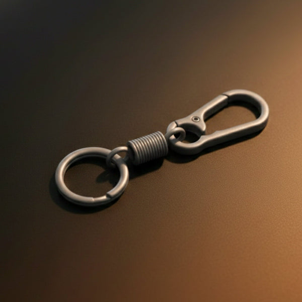 VANTOR - MATTE GREY - Stainless Steel Keychain for Men & Boy