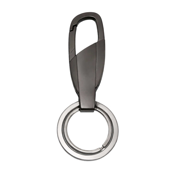 VELOX LOOP - MATTE GREY - Stainless Steel Keychain for Men & Boy