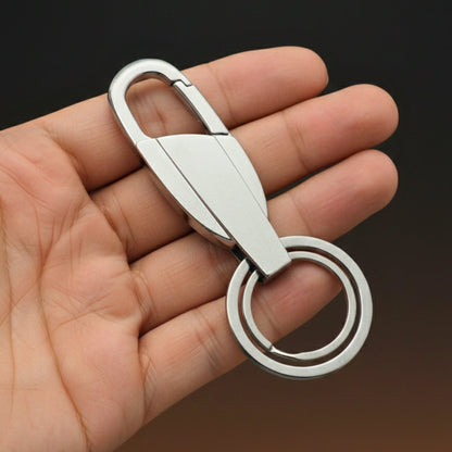 THE MEN THING KeyChains VELOX LOOP - STEEL - Stainless Steel Keychain for Men & Boy