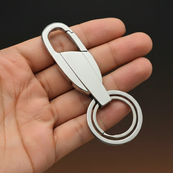 VELOX LOOP - STEEL - Stainless Steel Keychain for Men & Boy