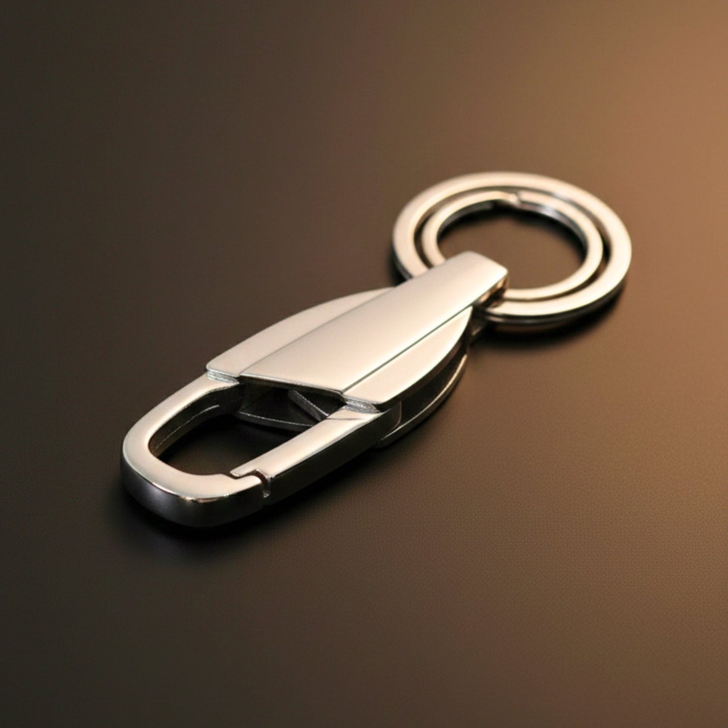 THE MEN THING KeyChains VELOX LOOP - STEEL - Stainless Steel Keychain for Men & Boy