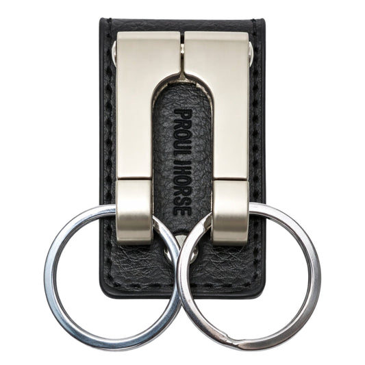 THE MEN THING KeyChains VELRON - MATTE GREY - Stainless Steel Keychain for Men & Boy