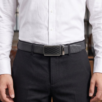 THE MEN THING Leather Belts Mens Genuine Leather Belt | 2 in 1 Reversible (Black & Brown) (1 Pc.) - NEXVIOR-ARKON