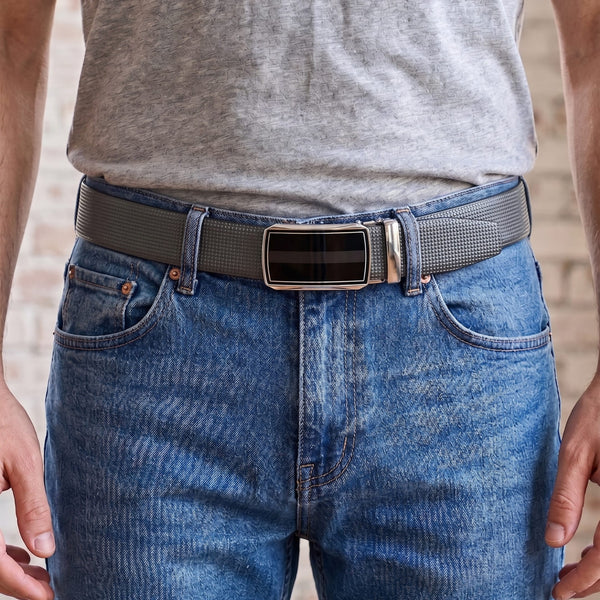 Mens Genuine Leather Belt | 2 in 1 Reversible (Black & Brown) (1 Pc.) - NEXVIOR - KLYNT