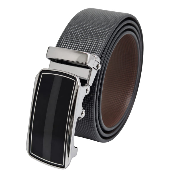 Mens Genuine Leather Belt | 2 in 1 Reversible (Black & Brown) (1 Pc.) - NEXVIOR - KLYNT