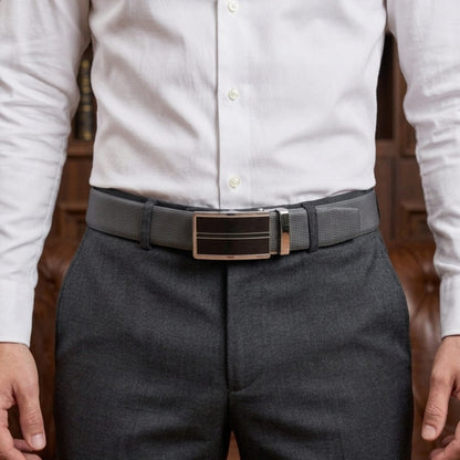THE MEN THING Leather Belts Mens Genuine Leather Belt | 2 in 1 Reversible (Black & Brown) (1 Pc.) - NEXVIOR - KRONIQ