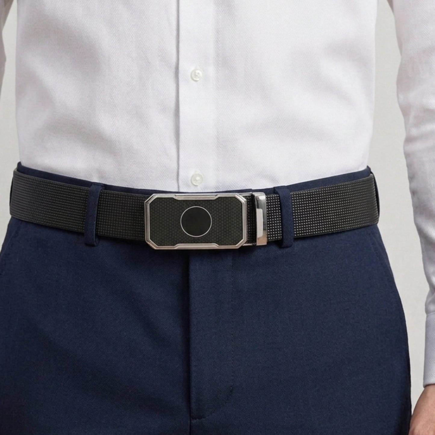 THE MEN THING Leather Belts Mens Genuine Leather Belt | 2 in 1 Reversible (Black & Brown) (1 Pc.) - NEXVIOR - MONTREX