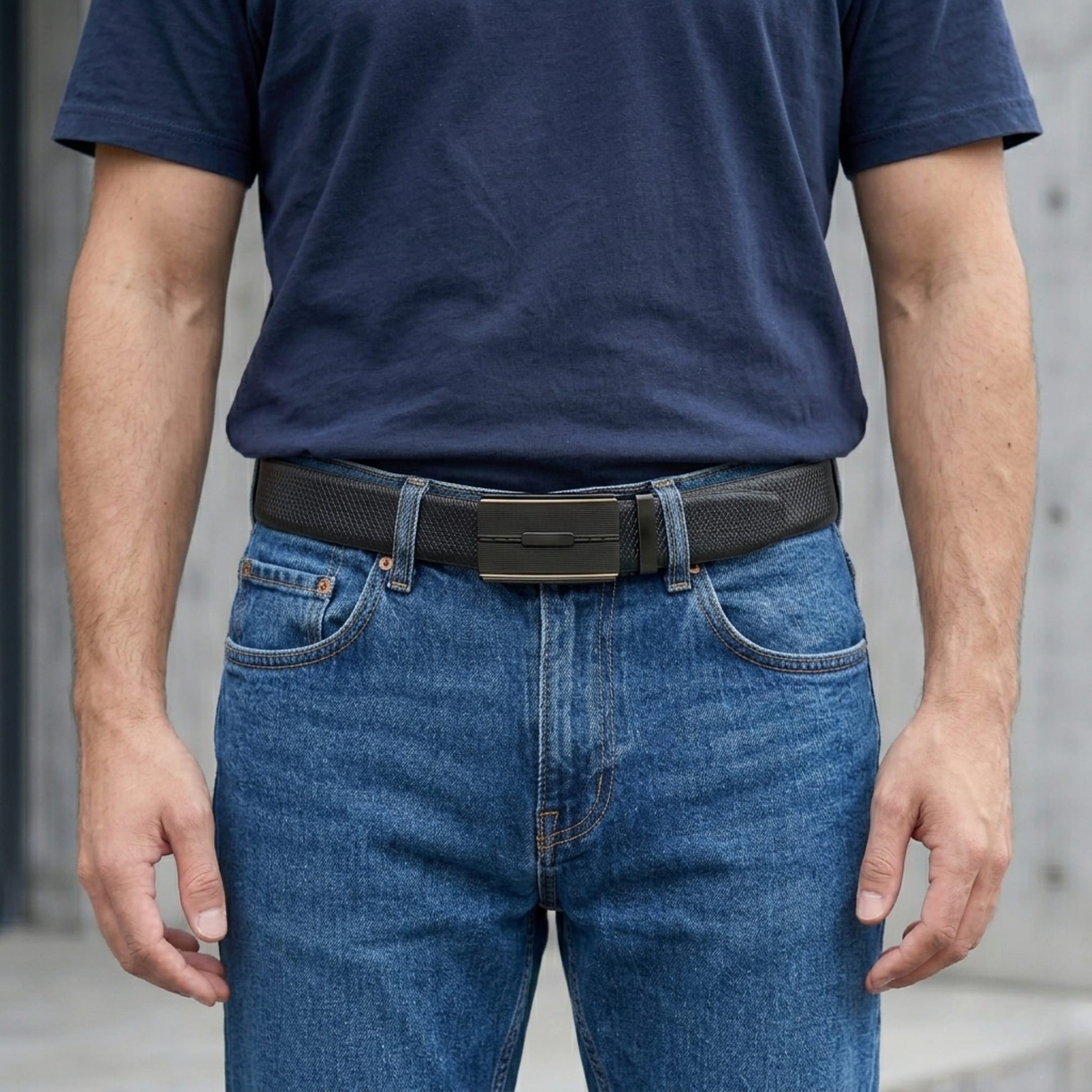 THE MEN THING Leather Belts Mens Genuine Leather Belt | 2 in 1 Reversible (Black & Brown) (1 Pc.) - REXVA