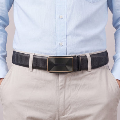 THE MEN THING Leather Belts Mens Genuine Leather Belt | 2 in 1 Reversible (Black & Brown) (1 Pc.) - SIGNORA